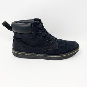 Dr. Martens Air Wair "Maelly' Black Canvas Boot 6